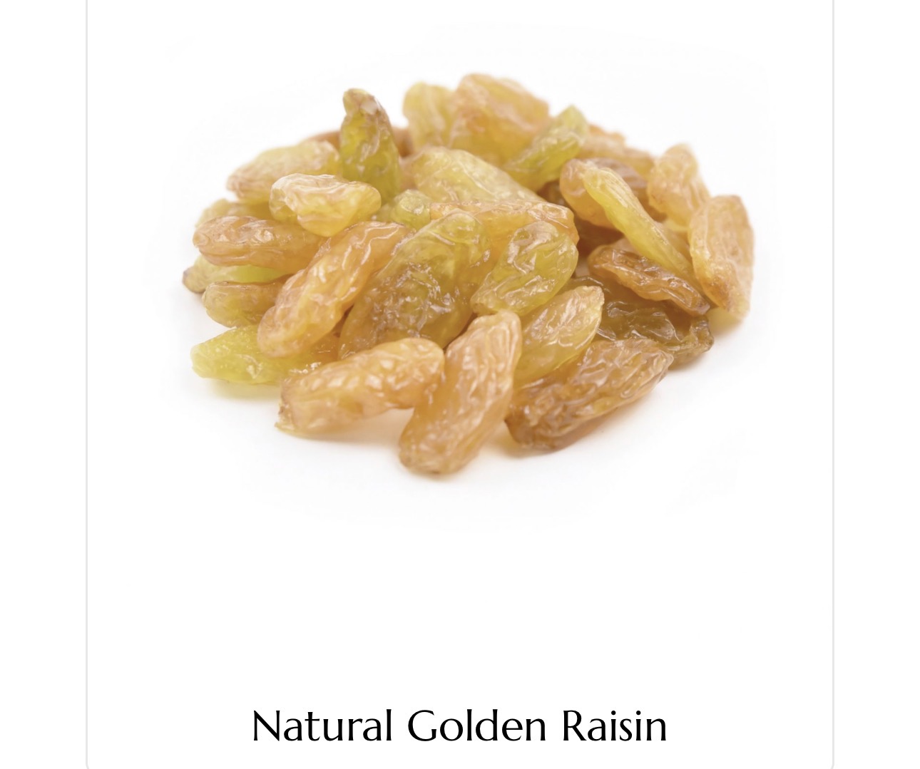 Reddish Raisins – Natural Size